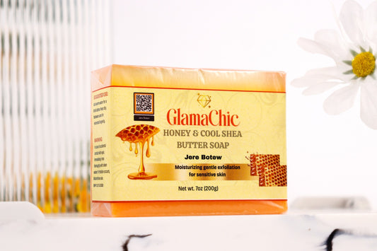 HONEY & COOL SHEA BUTTER SOAP (2 BARS)