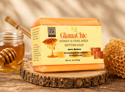 HONEY & COOL SHEA BUTTER SOAP (2 BARS)